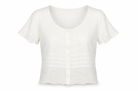 Womens UK Size 16 Klass Ivory Basic Button-Up