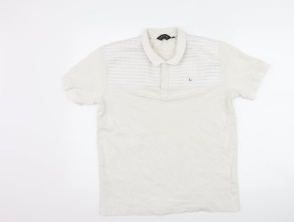 eto jeans Mens White    Polo Size L