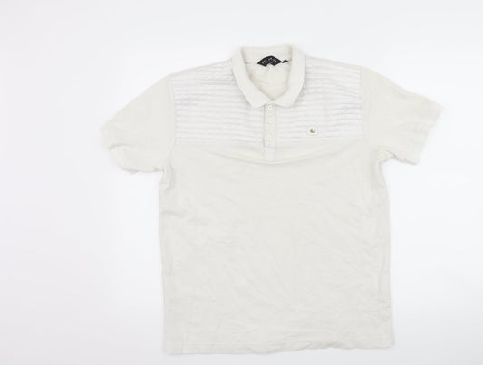 eto jeans Mens White    Polo Size L