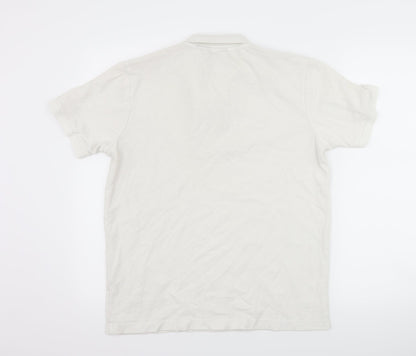 eto jeans Mens White    Polo Size L