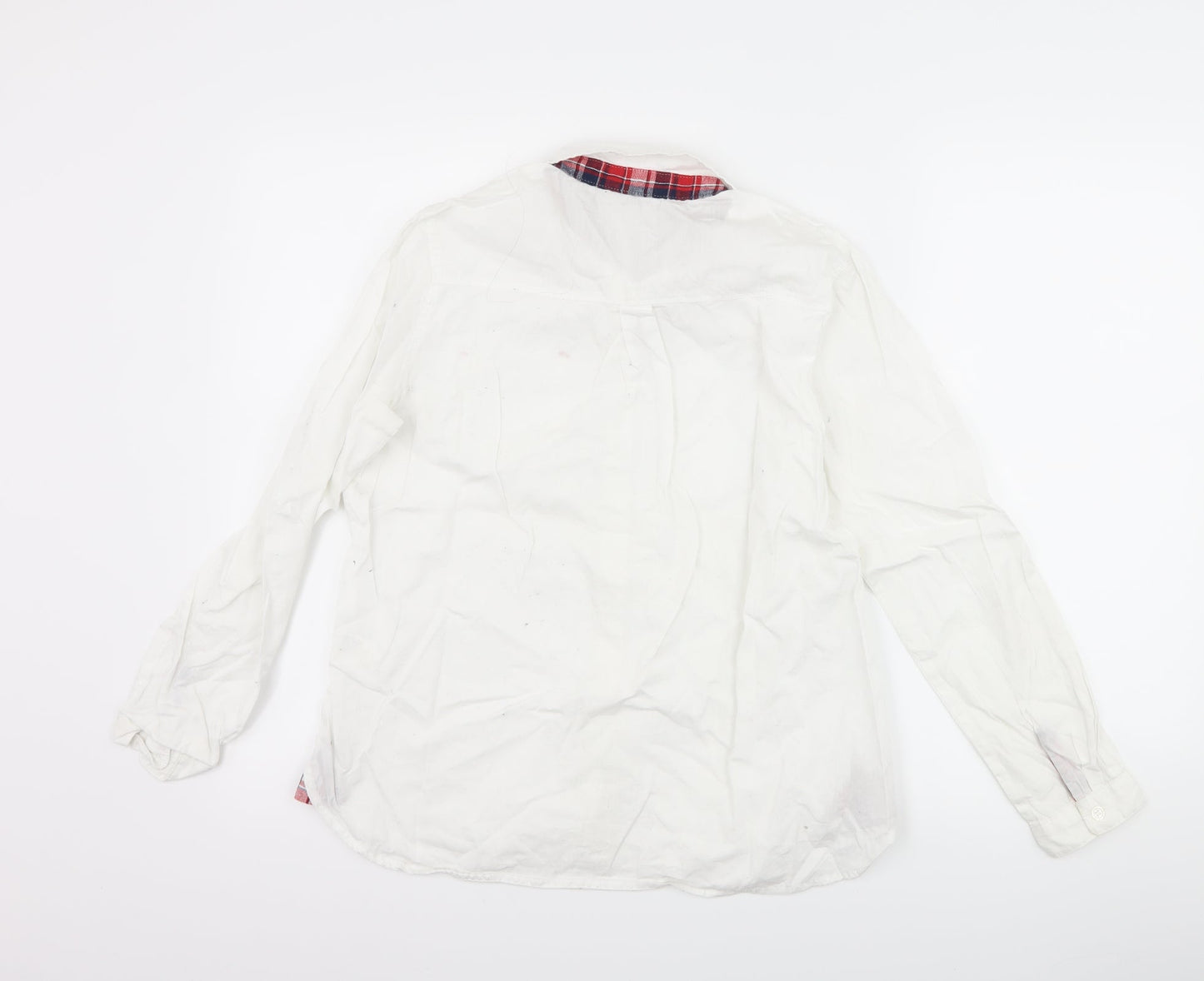 estacot Boys White   Basic Button-Up Size L