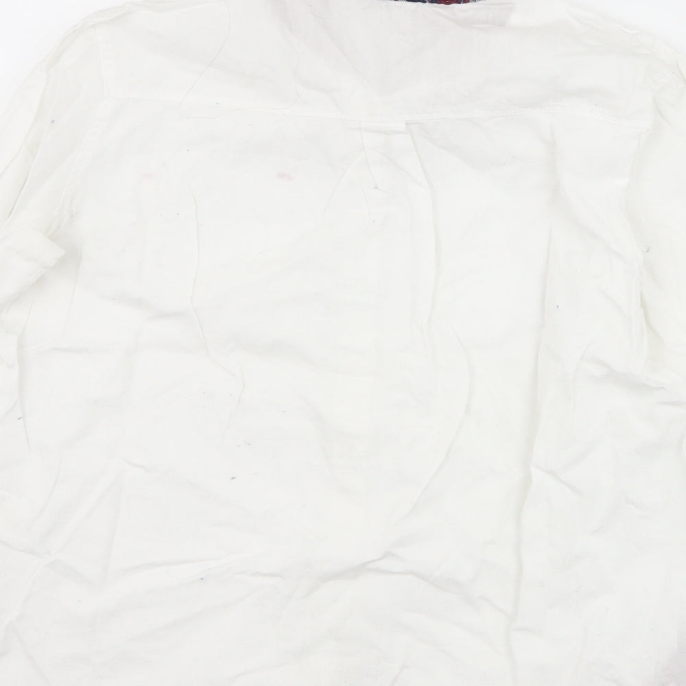 estacot Boys White   Basic Button-Up Size L