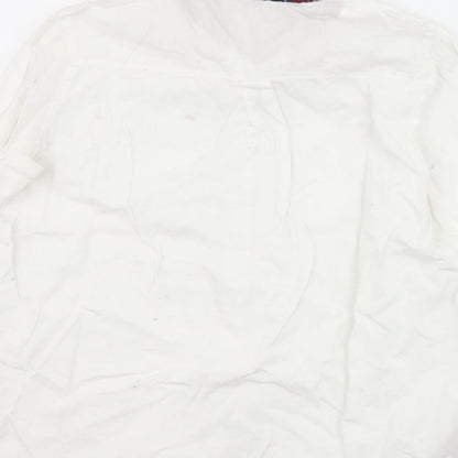 estacot Boys White   Basic Button-Up Size L
