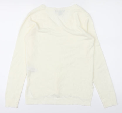 Atmosphere Womens White   Basic T-Shirt Size 8