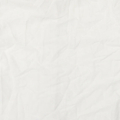 Adams Womens White   Basic Button-Up Size 14