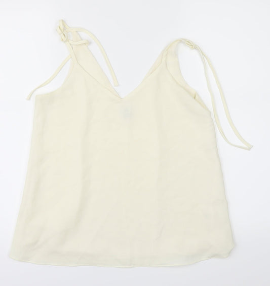 Womens UK Size 8 River Island White Basic Blouse