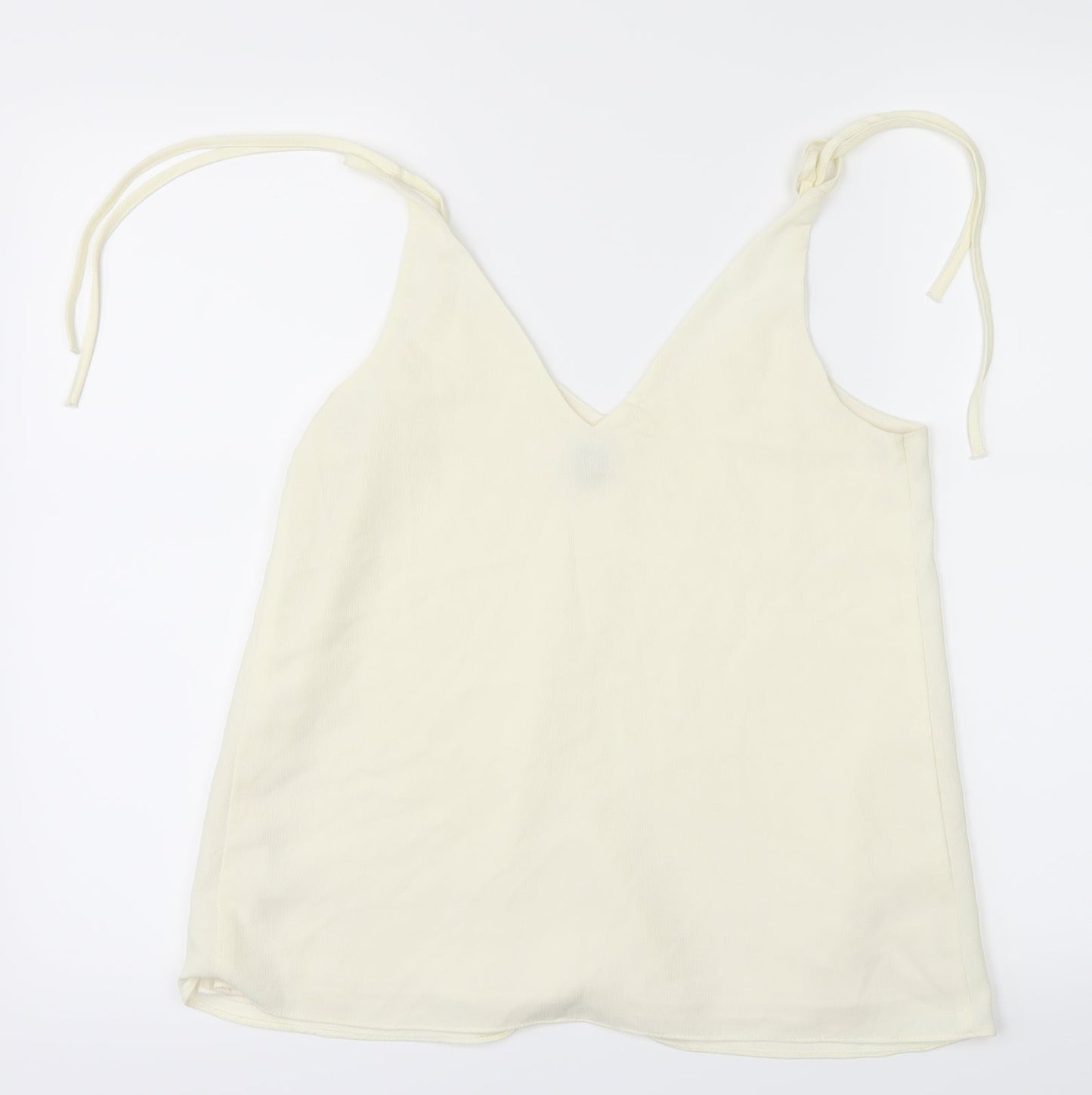 Womens UK Size 8 River Island White Basic Blouse