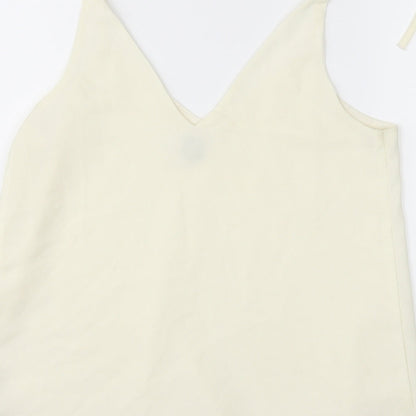 Womens UK Size 8 River Island White Basic Blouse