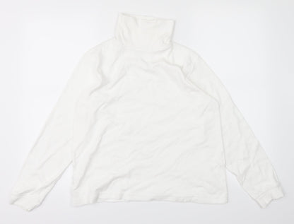 Country Collection Womens White   Cardigan Jumper Size M