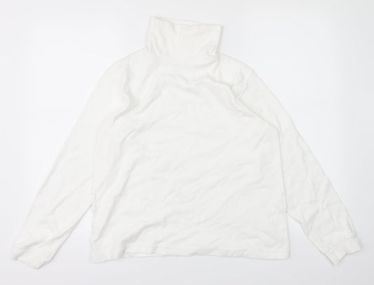 Country Collection Womens White   Cardigan Jumper Size M