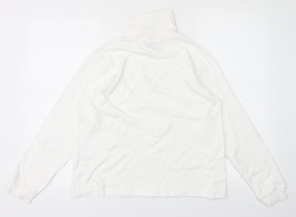 Country Collection Womens White   Cardigan Jumper Size M