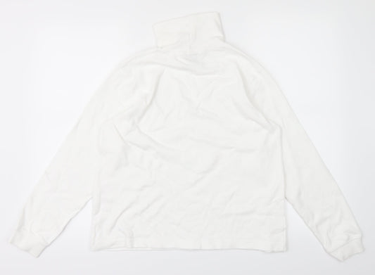 Country Collection Womens White   Cardigan Jumper Size M