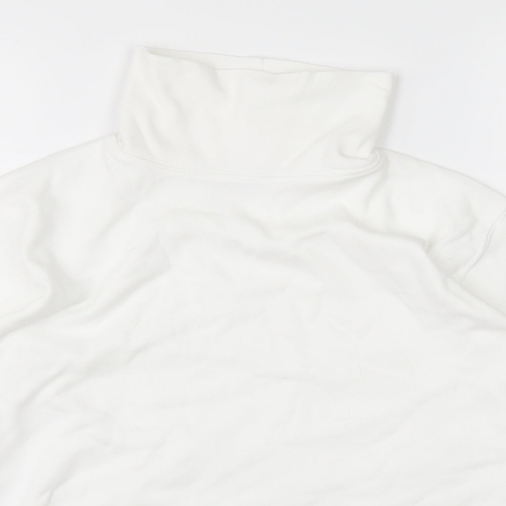 Country Collection Womens White   Cardigan Jumper Size M