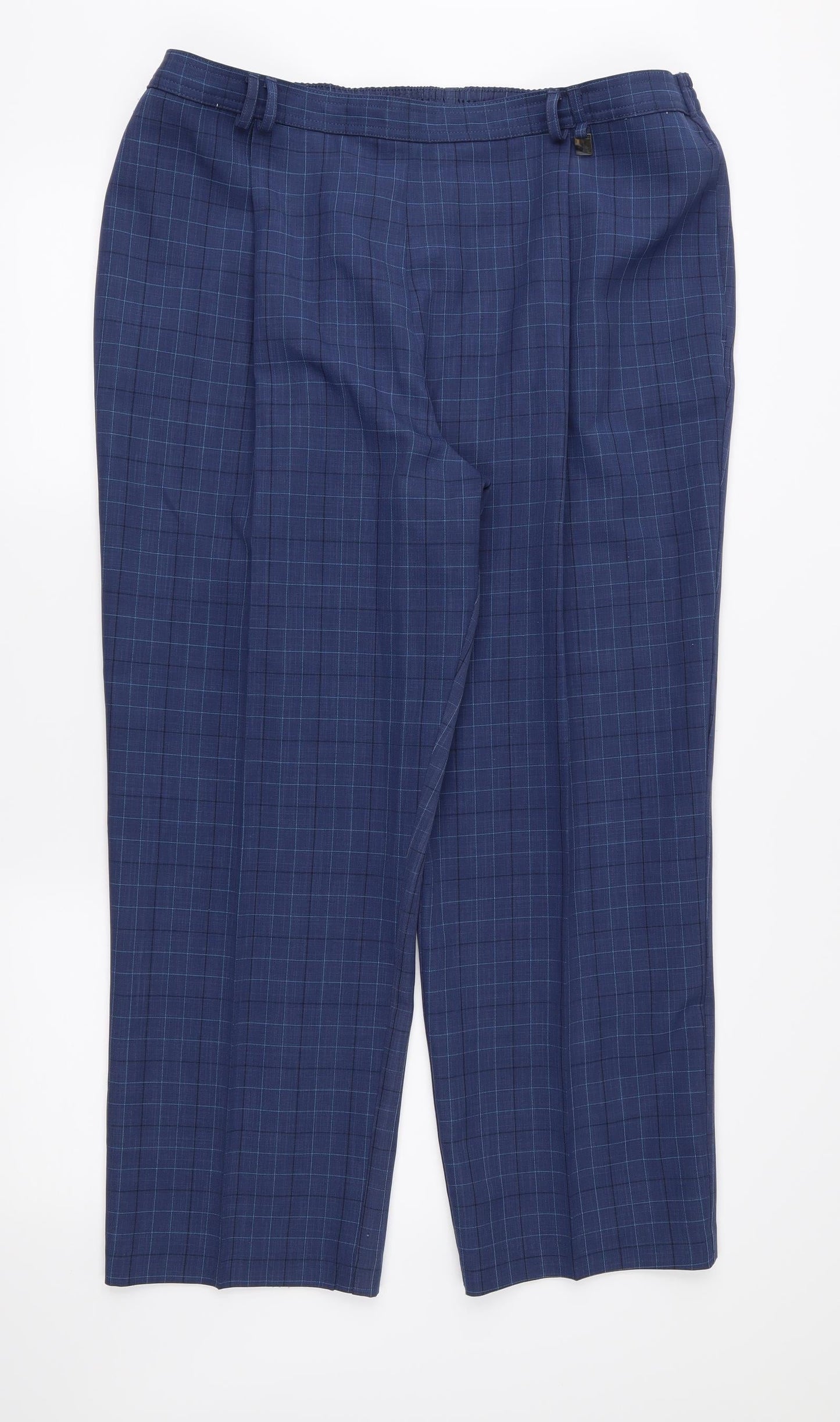 Womens UK Size 40 in Preworn Regular Fit  Blue Trousers
