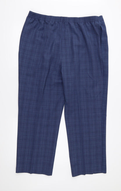 Womens UK Size 40 in Preworn Regular Fit  Blue Trousers