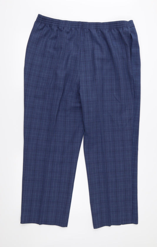 Womens UK Size 40 in Preworn Regular Fit  Blue Trousers