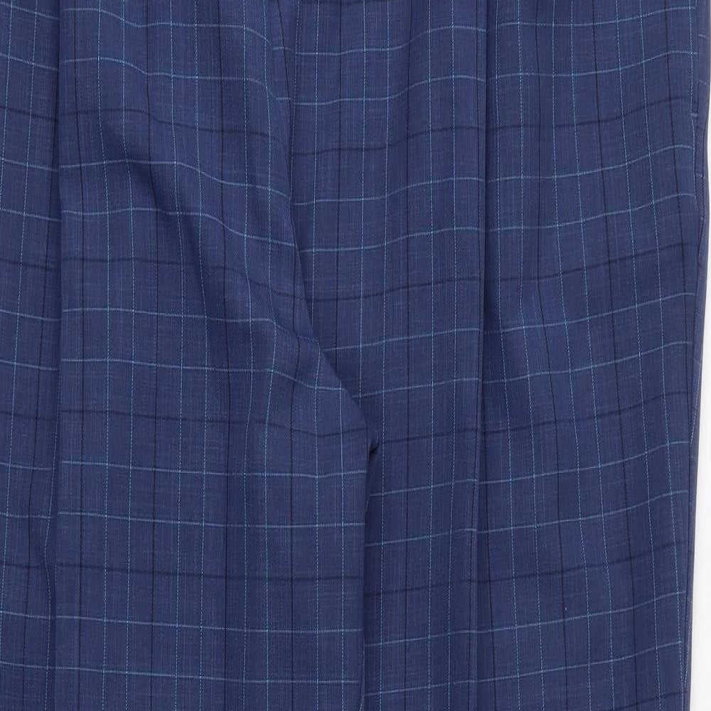 Womens UK Size 40 in Preworn Regular Fit  Blue Trousers