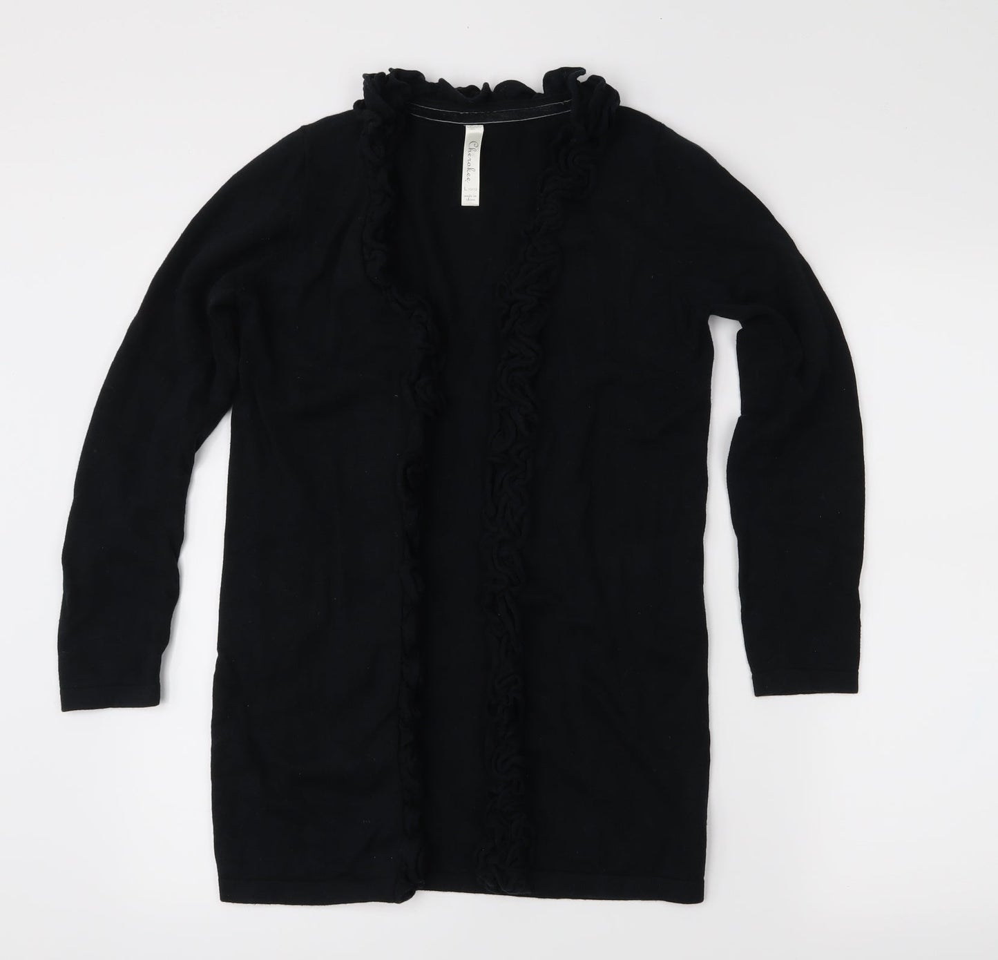 Cherokee Womens Black  Knit Cardigan Jumper Size 10