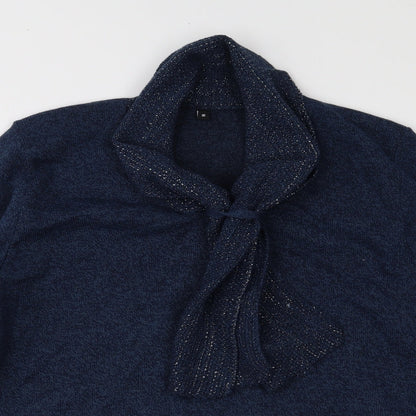 Preworn Womens Blue  Knit Pullover Jumper Size M