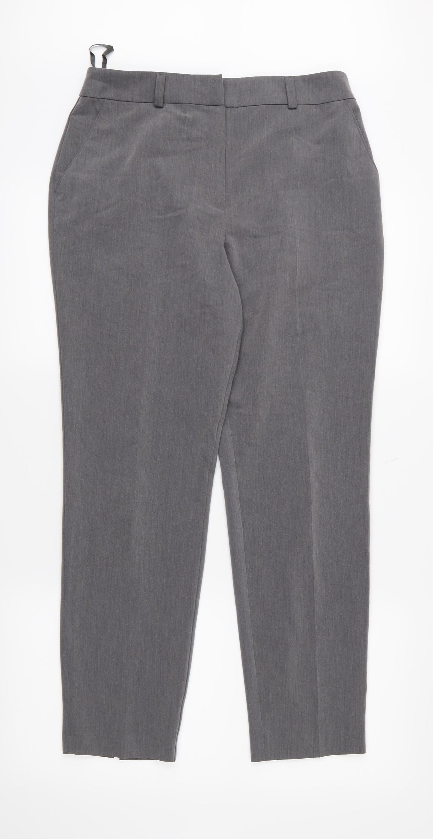 Topshop Womens Grey   Trousers  Size 10 L27 in