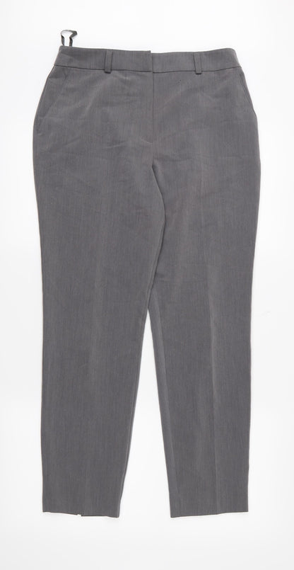 Topshop Womens Grey   Trousers  Size 10 L27 in