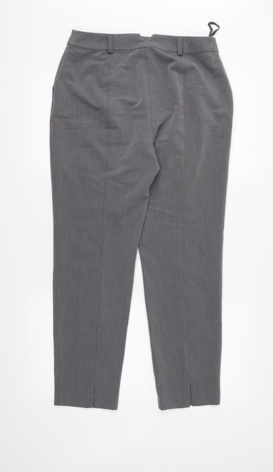 Topshop Womens Grey   Trousers  Size 10 L27 in