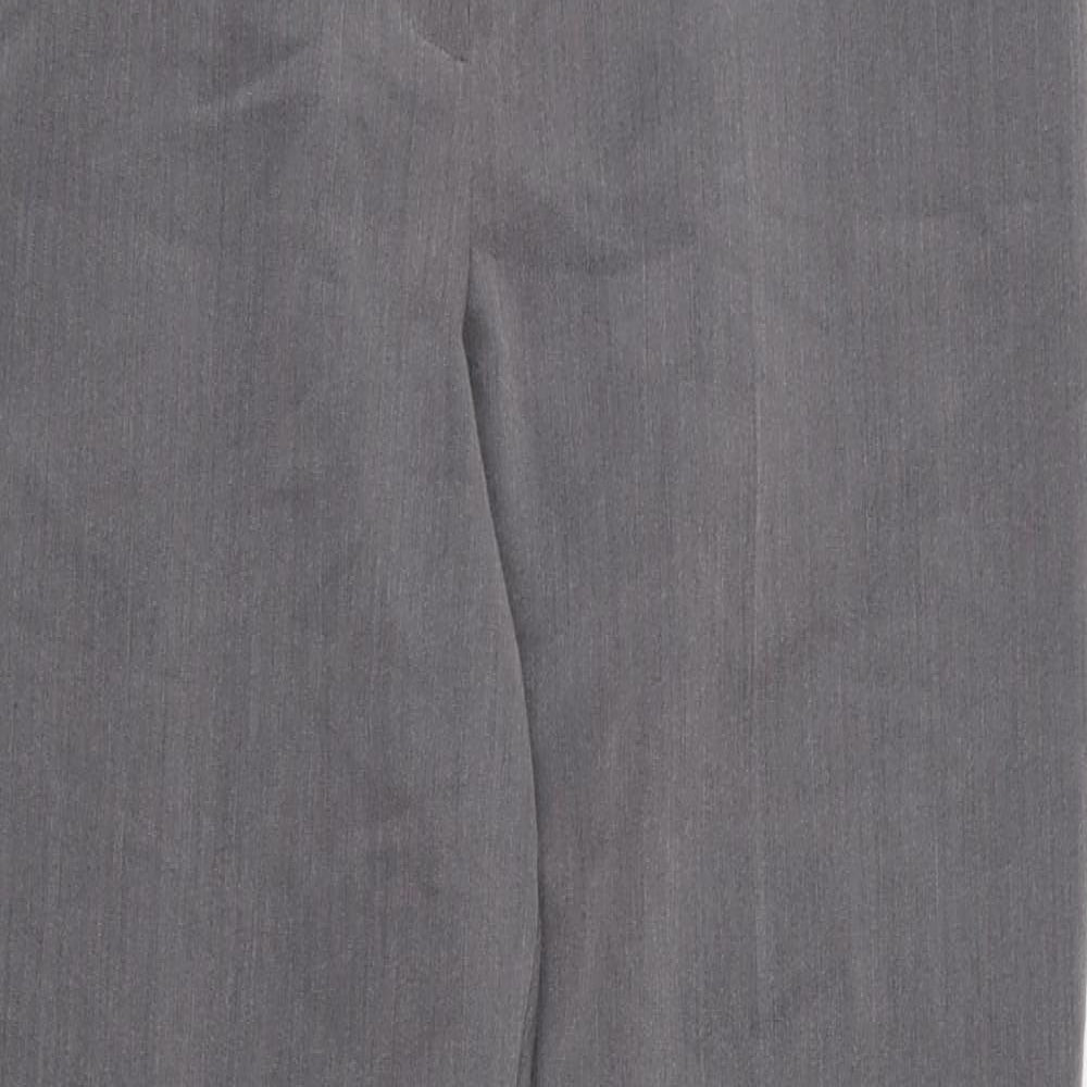 Topshop Womens Grey   Trousers  Size 10 L27 in