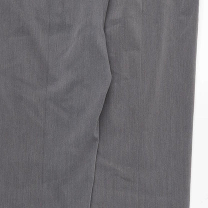 Topshop Womens Grey   Trousers  Size 10 L27 in