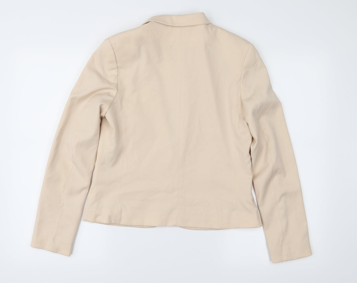 Divided Womens Beige   Jacket Suit Jacket Size 12