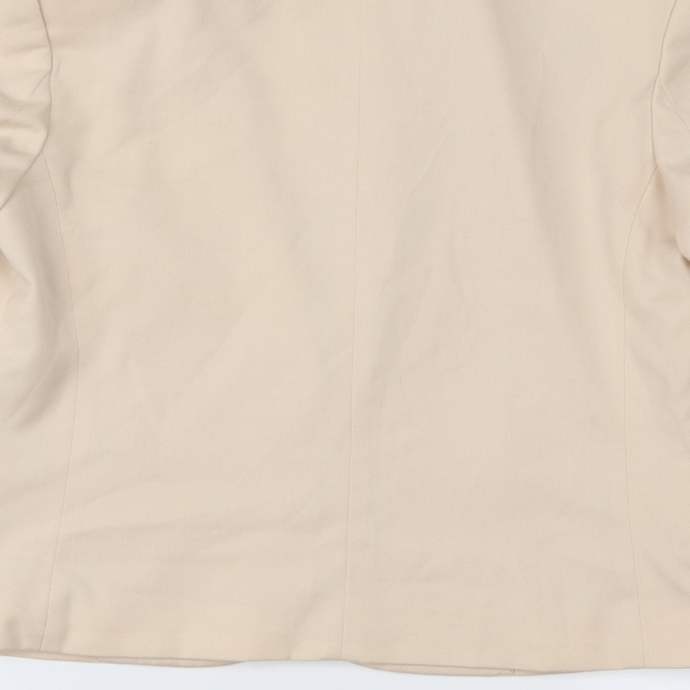 Divided Womens Beige   Jacket Suit Jacket Size 12