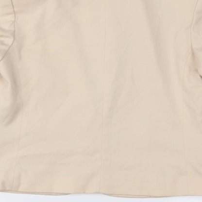 Divided Womens Beige   Jacket Suit Jacket Size 12
