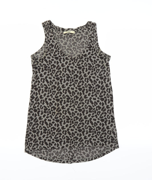 Womens UK Size XS Oasis Grey Basic Tank