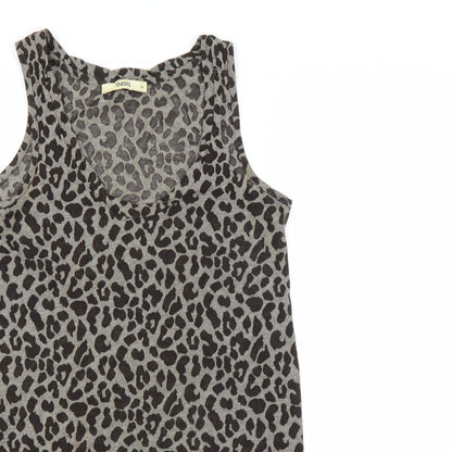 Womens UK Size XS Oasis Grey Basic Tank