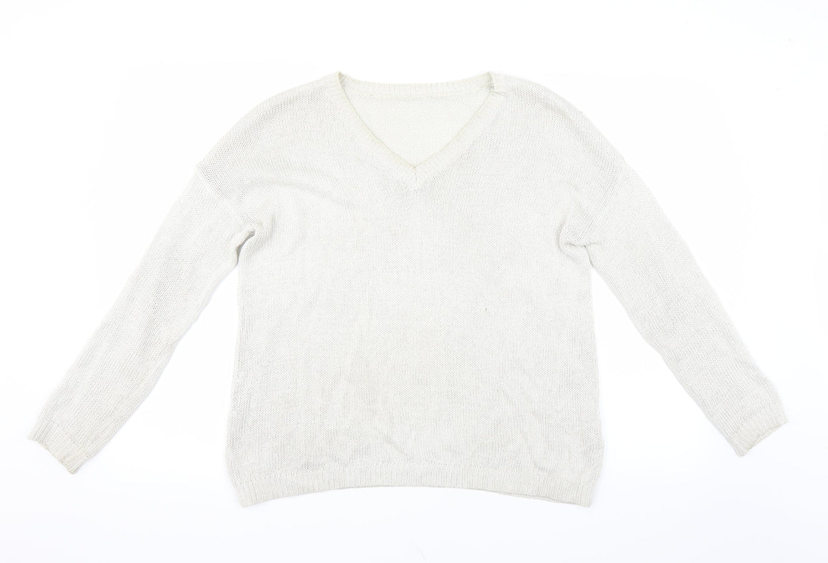 Preworn Womens Beige   Pullover Jumper Size S