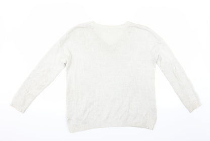 Preworn Womens Beige   Pullover Jumper Size S