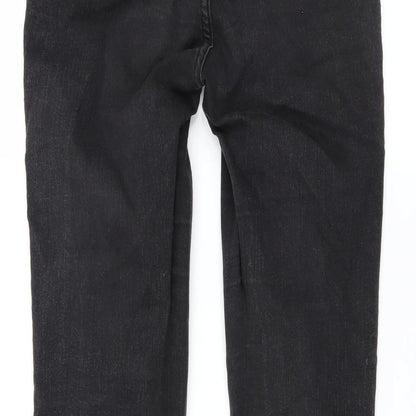 Womens UK Size 8 H&M Extra-Slim Fit Skinny Black Jeans