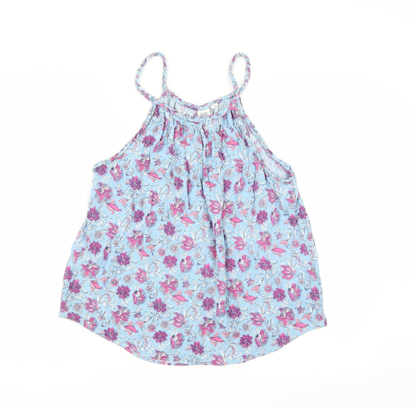 Gap Womens Blue Floral  Camisole Blouse Size M