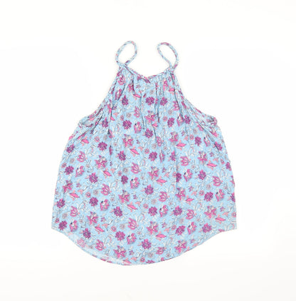 Gap Womens Blue Floral  Camisole Blouse Size M
