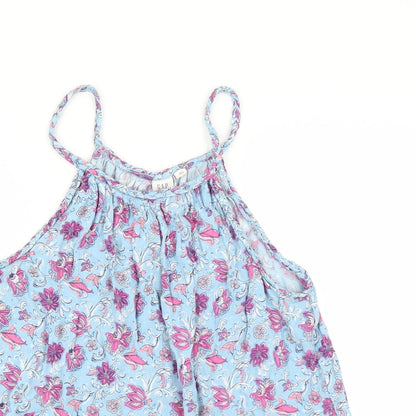 Gap Womens Blue Floral  Camisole Blouse Size M