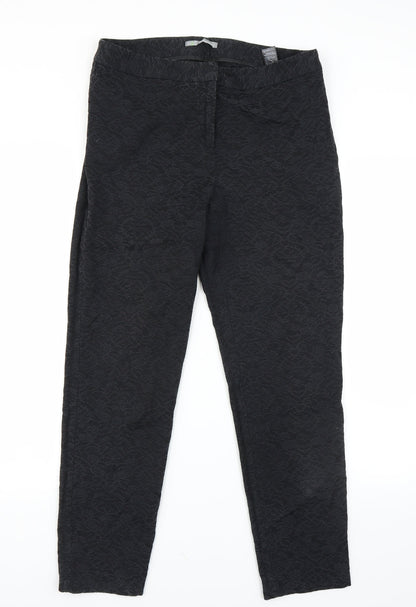 Womens UK Size 12 Marks and Spencer Regular Fit  Black Trousers