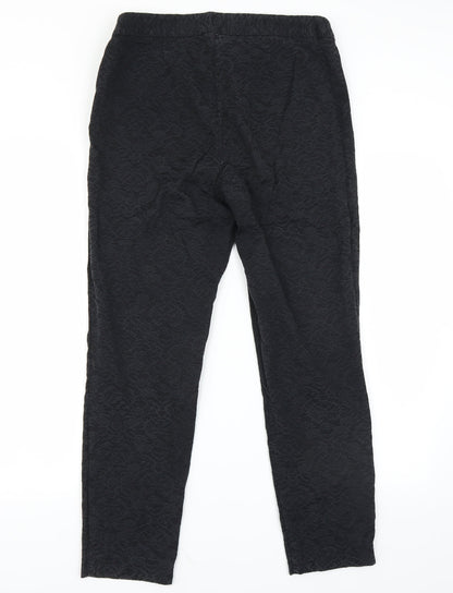 Womens UK Size 12 Marks and Spencer Regular Fit  Black Trousers