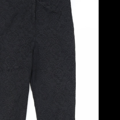 Womens UK Size 12 Marks and Spencer Regular Fit  Black Trousers