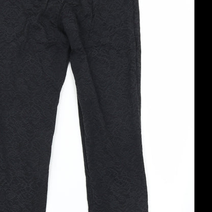 Womens UK Size 12 Marks and Spencer Regular Fit  Black Trousers