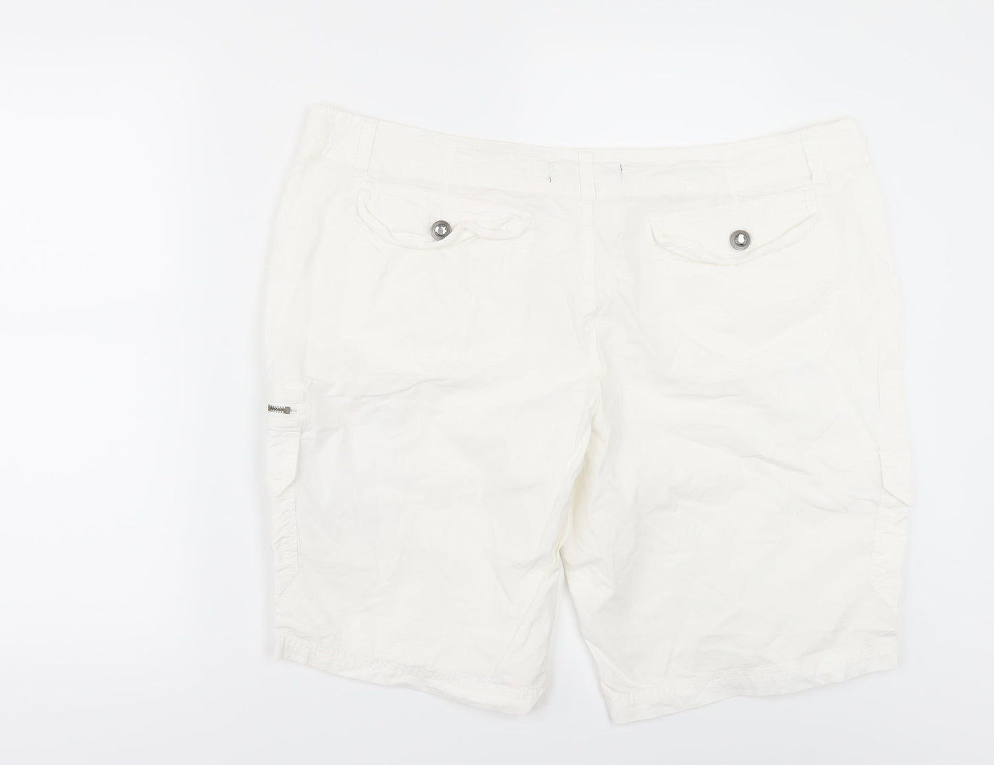 Womens UK Size 44 in Preworn Regular Fit Cargo Shorts