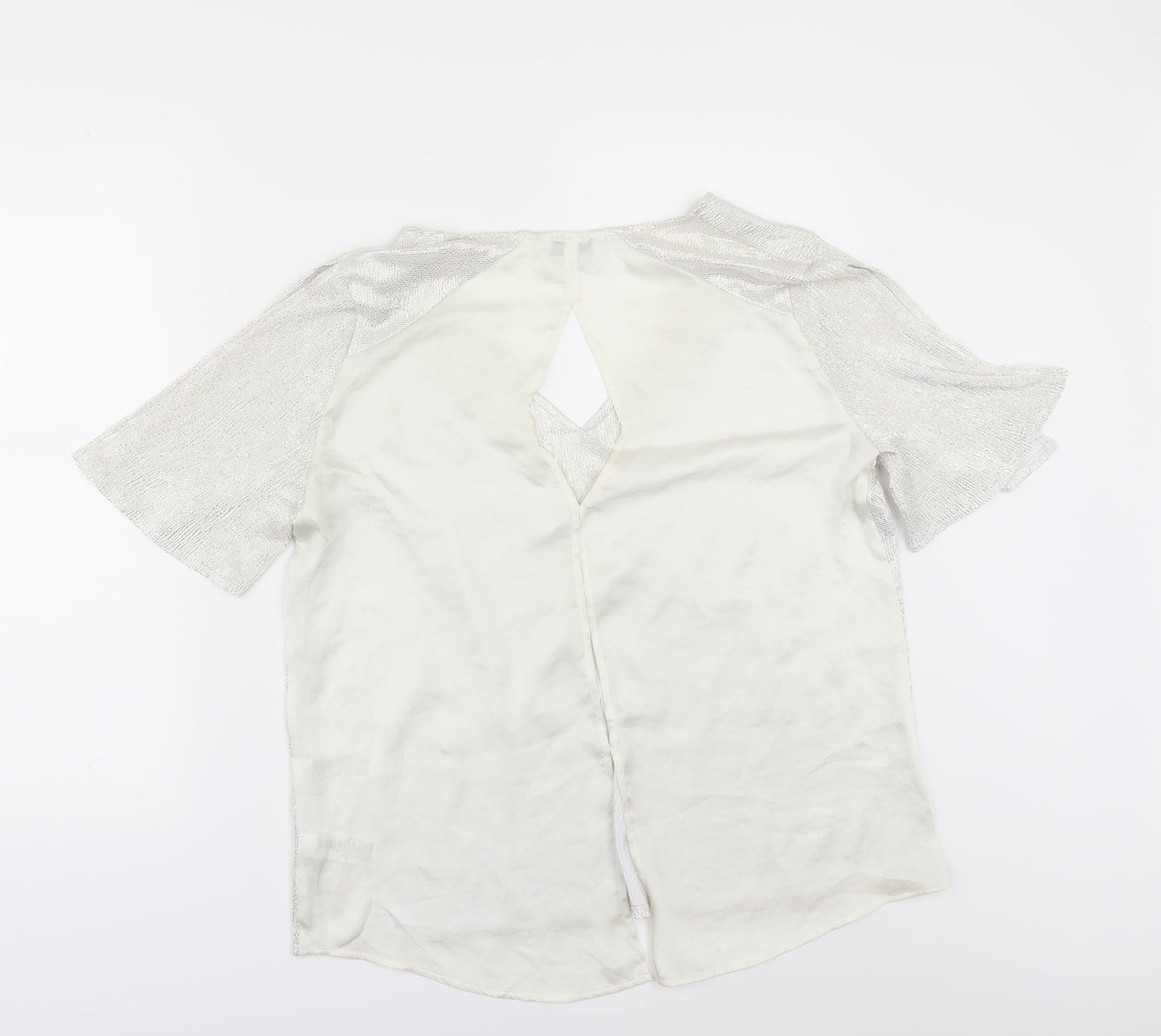 Womens UK Size 14 NEXT Ivory Tunic Blouse