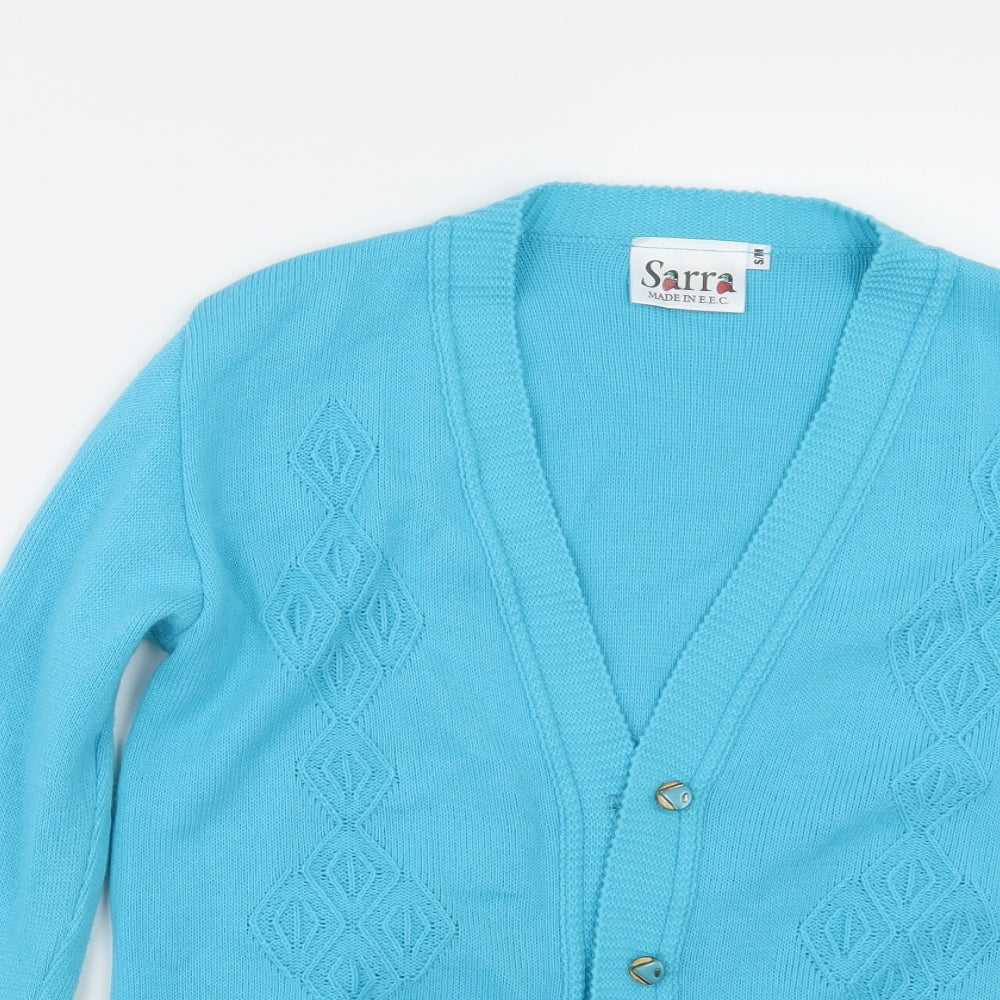 SARRA Womens Blue   Cardigan Jumper Size M