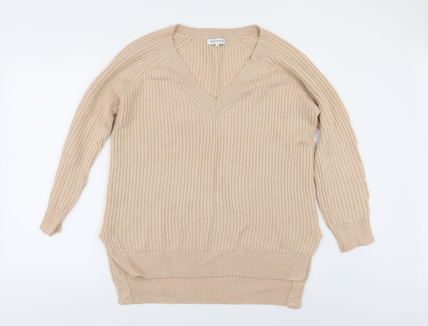 Society 8 Womens Orange   Pullover Jumper Size 8