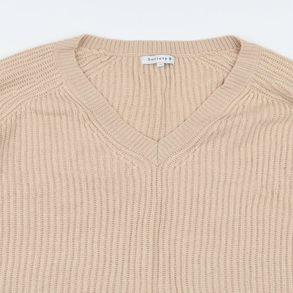 Society 8 Womens Orange   Pullover Jumper Size 8