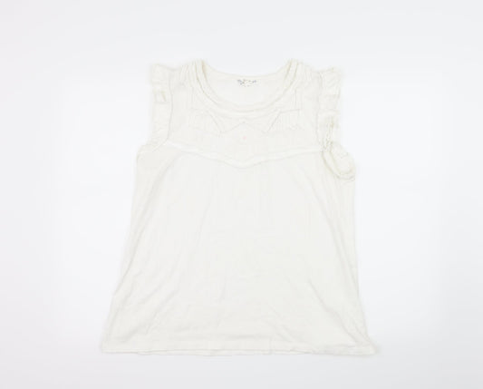 Falmer Heritage Womens Blue  Jersey Basic T-Shirt Size 14