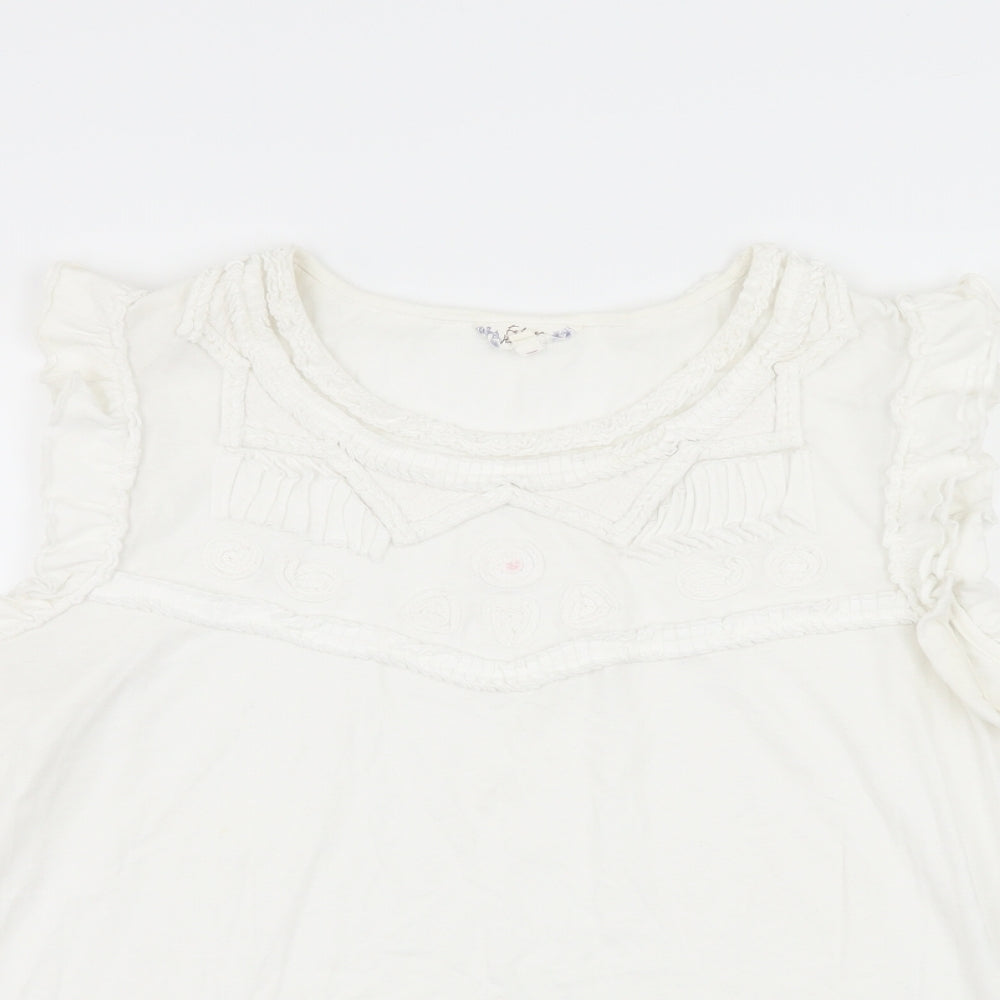 Falmer Heritage Womens Blue  Jersey Basic T-Shirt Size 14